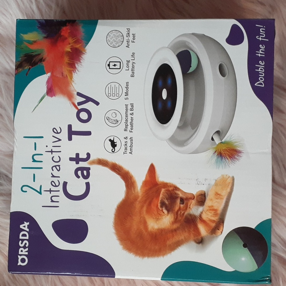 IT'S BACK!! Brand New ORSDA 2-IN-1 Interactive CAT TOY